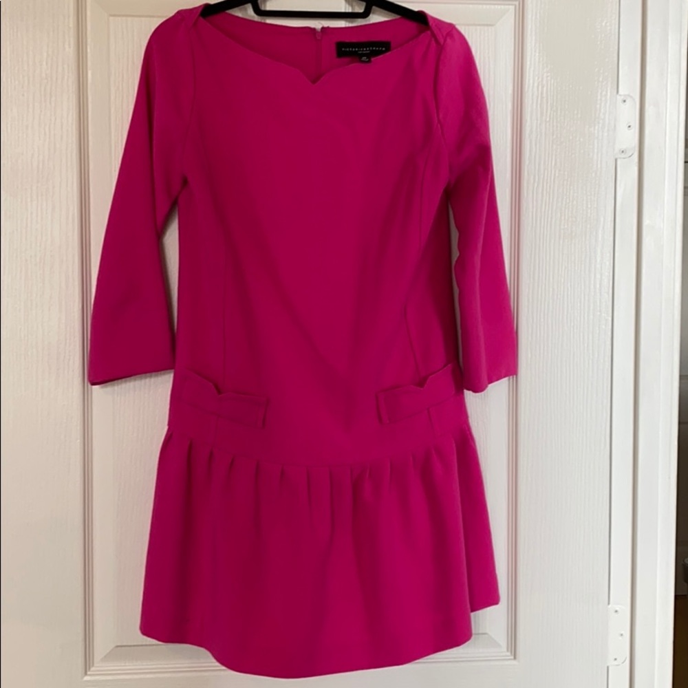 Victoria Beckham for Target hot pink dress.